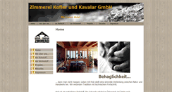 Desktop Screenshot of dein-holzhaus.at